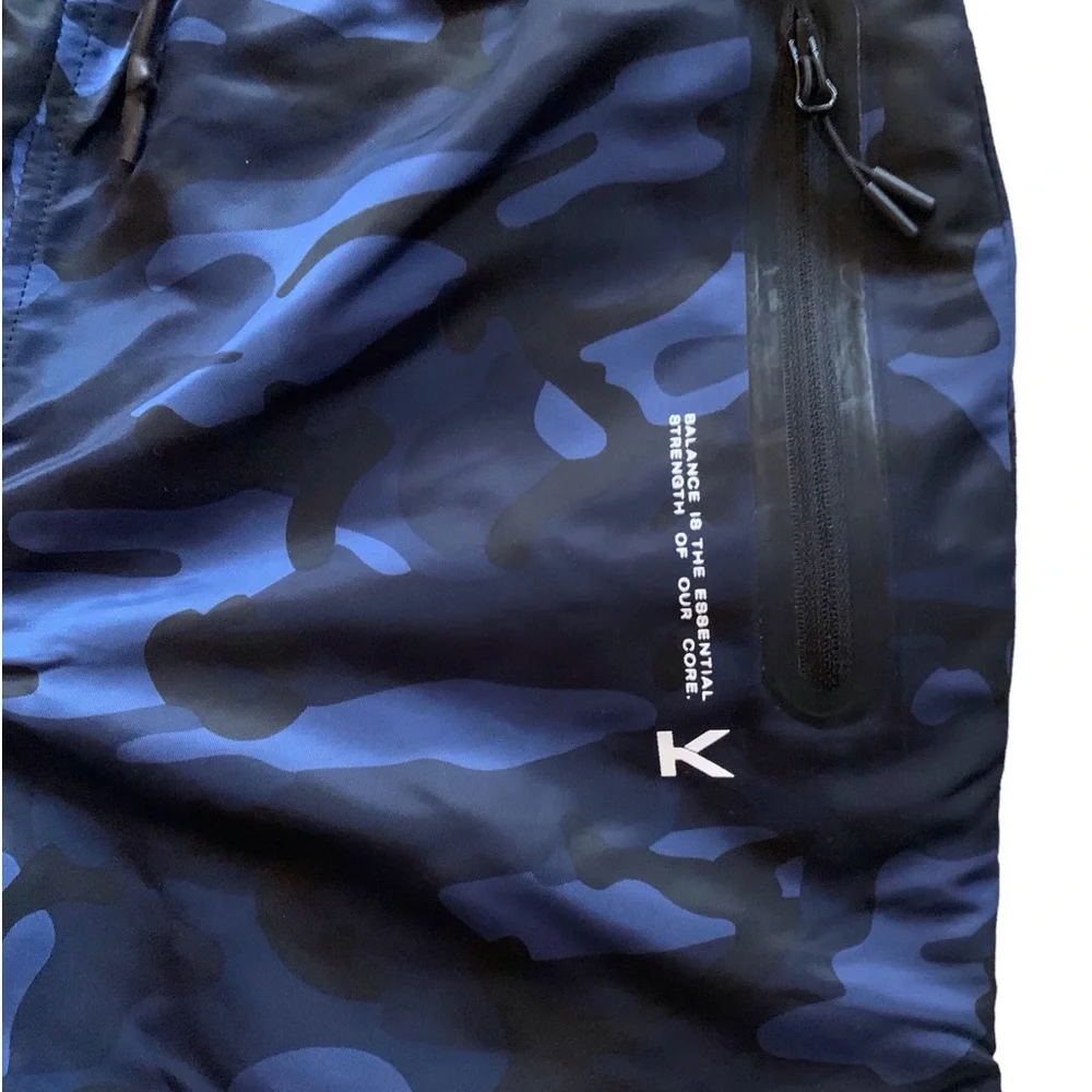 Koral Camouflage Layered Shorts Men Color Blue Size S